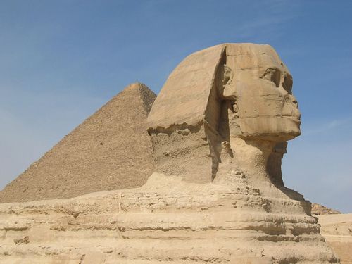 Pyramids of the Sphinx "Harmonie, Ruhe, Vertrauen"